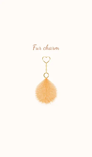 [LINE着せ替え] Fur charm Orange 2の画像1