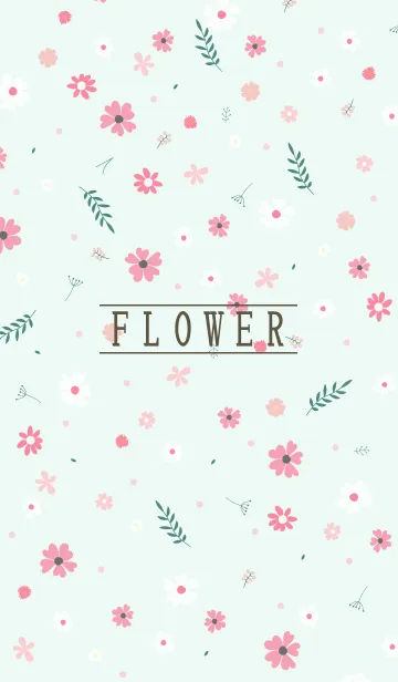 MANY FLOWERS GREEN 43の着せ替えメイン画像