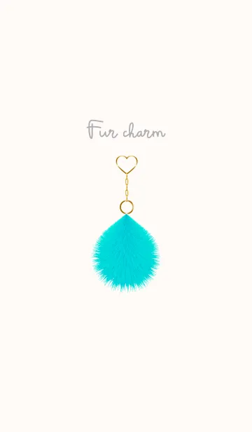 [LINE着せ替え] Fur charm blue 2の画像1