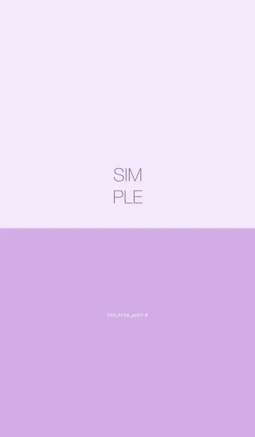 [LINE着せ替え] 006_24_パープル2-6の画像1