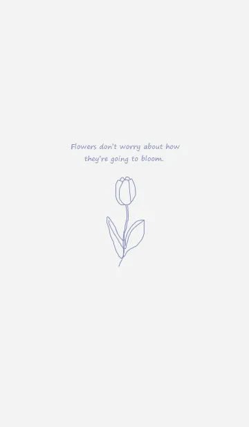 art_tulip (blue gray)の着せ替えメイン画像
