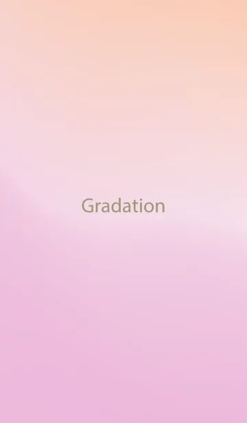 [LINE着せ替え] gradation ORANGE&PINK 39の画像1