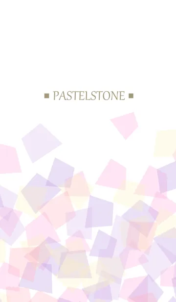 [LINE着せ替え] Pastel Stone 14の画像1