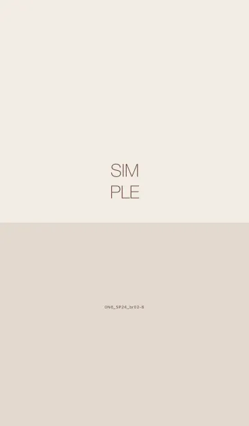 [LINE着せ替え] 0N6_24_ブラウン2-6の画像1