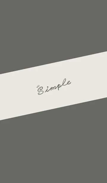[LINE着せ替え] Simple Lines J-Grey (Be1)の画像1