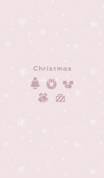 [LINE着せ替え] クリスマス11<ピンク>の画像1