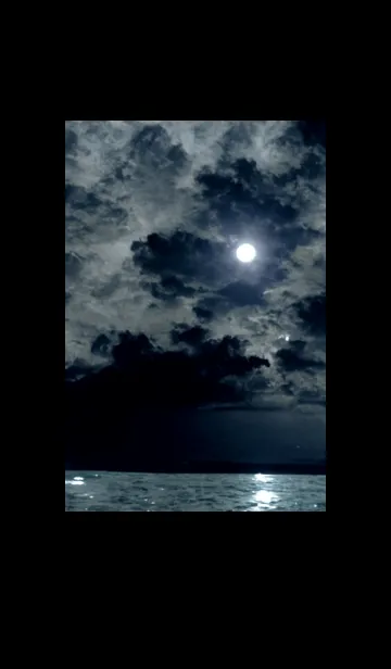 [LINE着せ替え] 夜の月 月の海 #DlU_16。の画像1