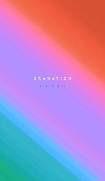 [LINE着せ替え] グラデーション ミニ スター 176の画像1