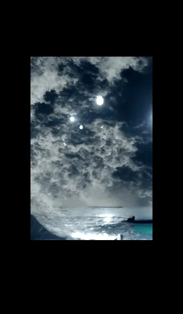 [LINE着せ替え] 夜の月 月の海 #DlU_12。の画像1