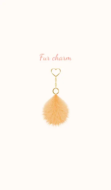 [LINE着せ替え] Fur charm Orange 3の画像1