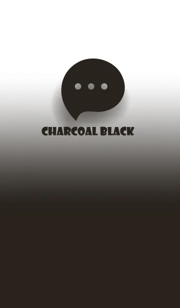 Charcoal Black & White Theme V.3 (JP)の着せ替えメイン画像