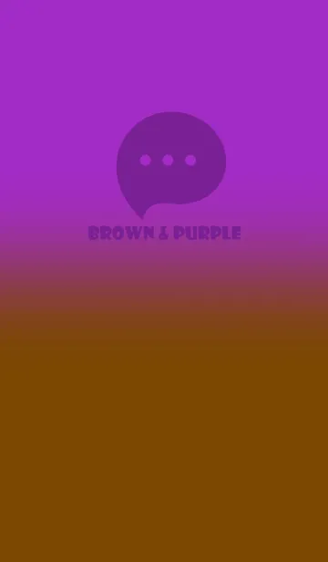 [LINE着せ替え] Brown & Purple V4 (JP)の画像1