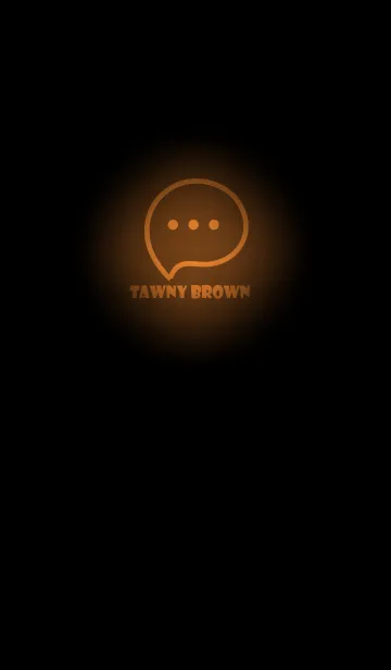 [LINE着せ替え] Tawny Brown Neon Theme V3 (JP)の画像1