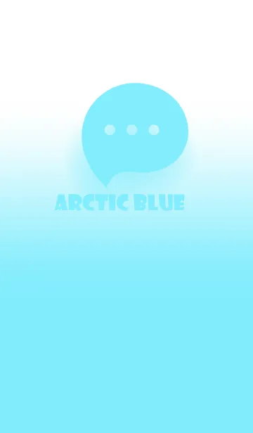 [LINE着せ替え] Arctic Blue & White Theme V.3 (JP)の画像1