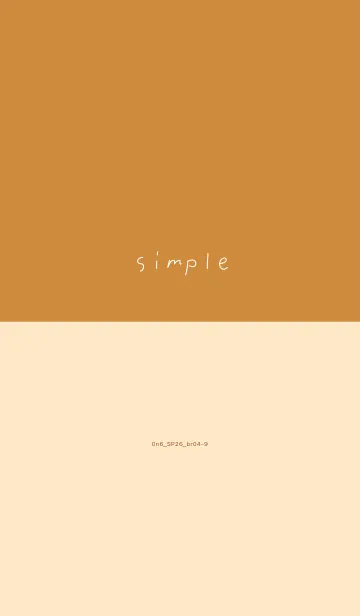 [LINE着せ替え] 0n6_26_ブラウン4-9の画像1