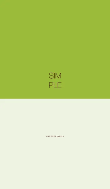 [LINE着せ替え] 0N6_24_グリーン3-9の画像1