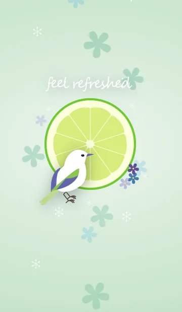 [LINE着せ替え] feel refreshedの画像1