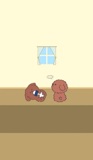 [LINE着せ替え] Naughty Teddy J-Brown (Ye5)の画像1