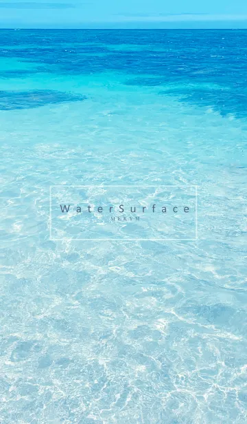 [LINE着せ替え] Water Surface-HAWAII.MEKYM 21の画像1
