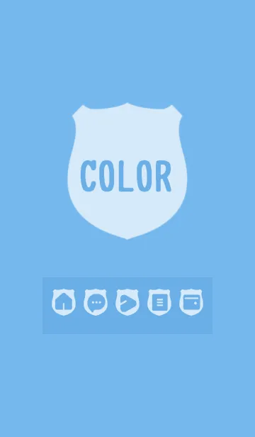 [LINE着せ替え] blue color V11の画像1