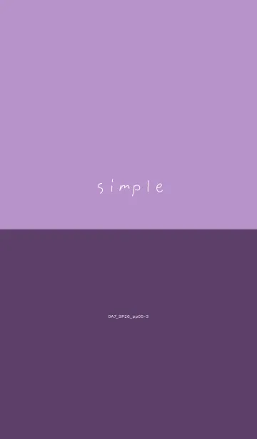 [LINE着せ替え] 0A7_26_パープル5-3の画像1