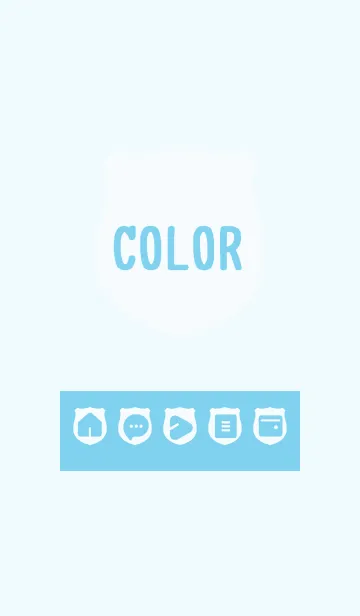 [LINE着せ替え] blue color V13の画像1