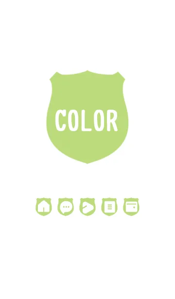 [LINE着せ替え] green color V24の画像1