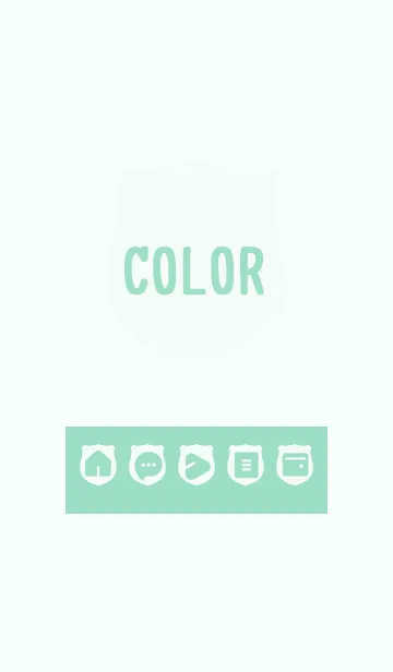 [LINE着せ替え] green color V25の画像1