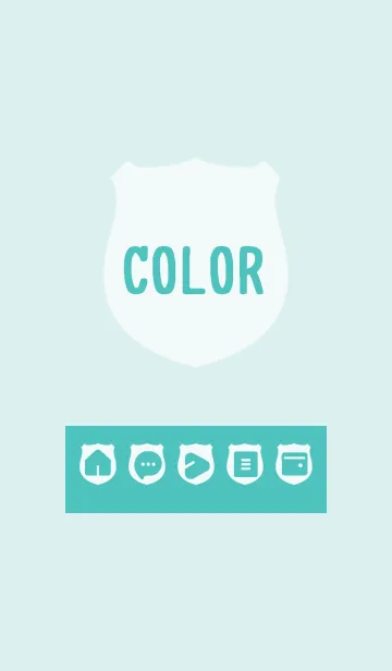 [LINE着せ替え] green color V30の画像1