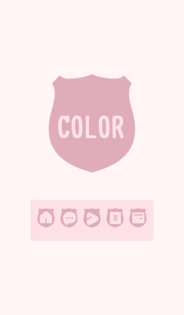 pink color V15の着せ替えメイン画像