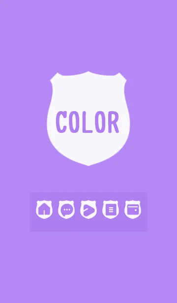 [LINE着せ替え] purple color V11の画像1