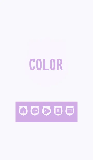 [LINE着せ替え] purple color V12の画像1