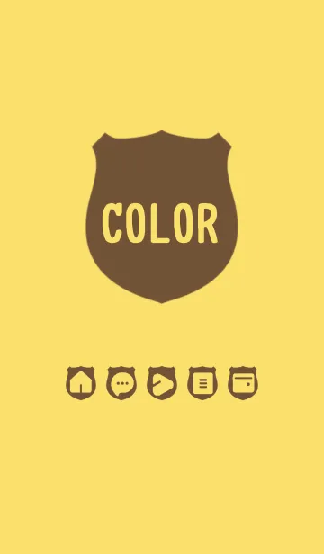 [LINE着せ替え] yellow color V11の画像1