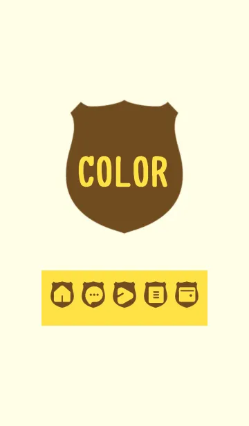 [LINE着せ替え] yellow color V12の画像1
