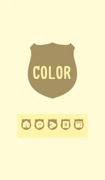 [LINE着せ替え] yellow color V15の画像1