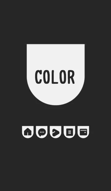 [LINE着せ替え] bw color W12の画像1
