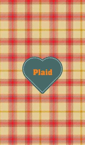 plaid & Heart 21の着せ替えメイン画像