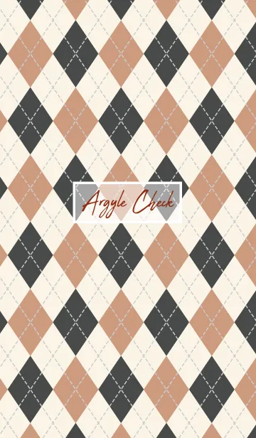 [LINE着せ替え] argyle check 2の画像1