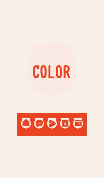 [LINE着せ替え] red color V12の画像1