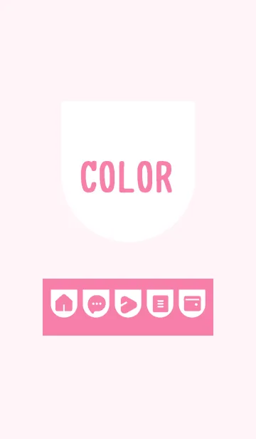 [LINE着せ替え] pink color W11の画像1
