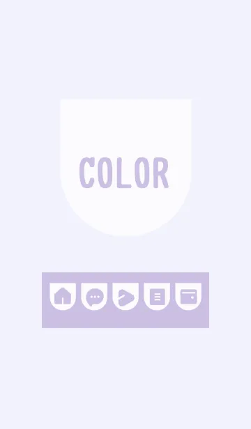 purple color W14の着せ替えメイン画像