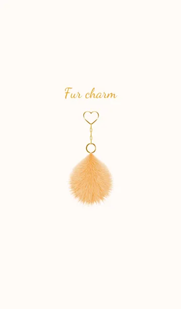 [LINE着せ替え] Fur charm Orange 4の画像1