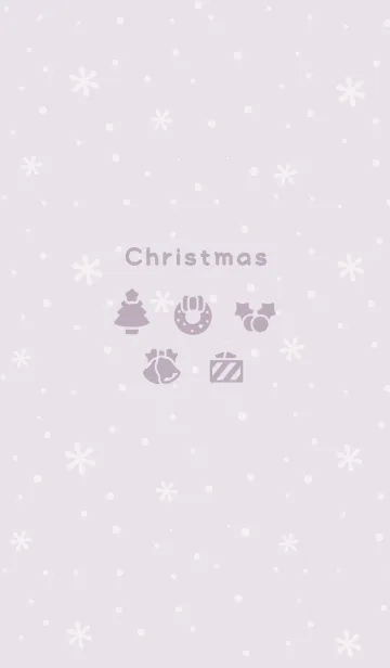 [LINE着せ替え] クリスマス11<パープルピンク>の画像1