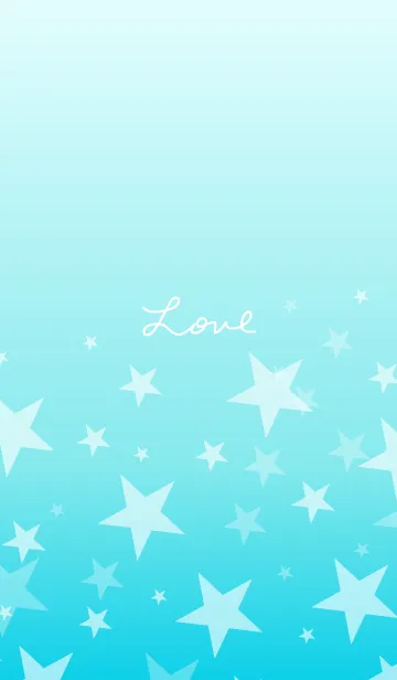 [LINE着せ替え] グラデーション 星柄2の画像1