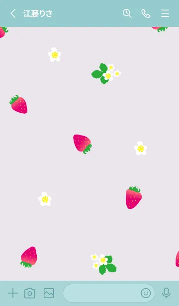 [LINE着せ替え] いちご ランダム10の画像2