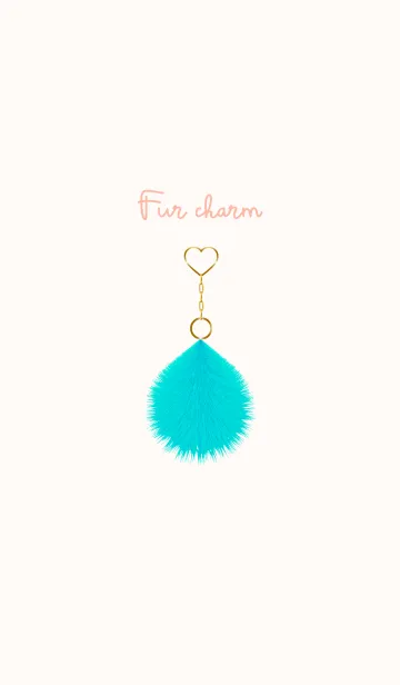 [LINE着せ替え] Fur charm blue 5の画像1