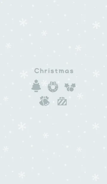 [LINE着せ替え] クリスマス11<グリーンブルー>の画像1