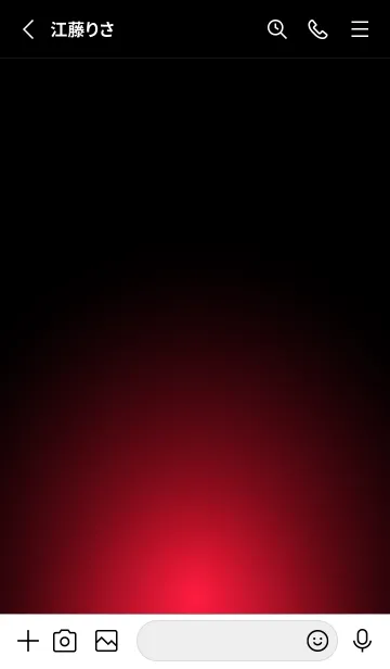 [LINE着せ替え] FLAME RED LIGHT ICON THEMEの画像2