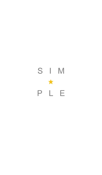 [LINE着せ替え] SIMPLE STAR-39の画像1