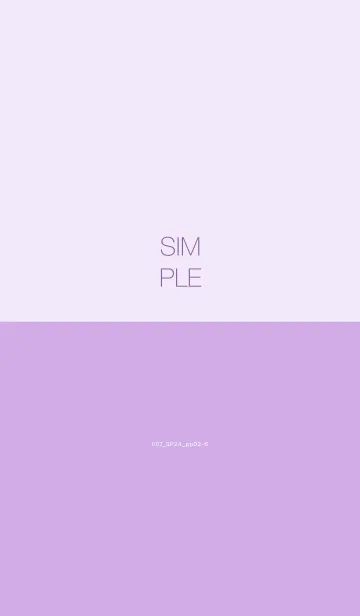 [LINE着せ替え] 007_24_パープル2-6の画像1